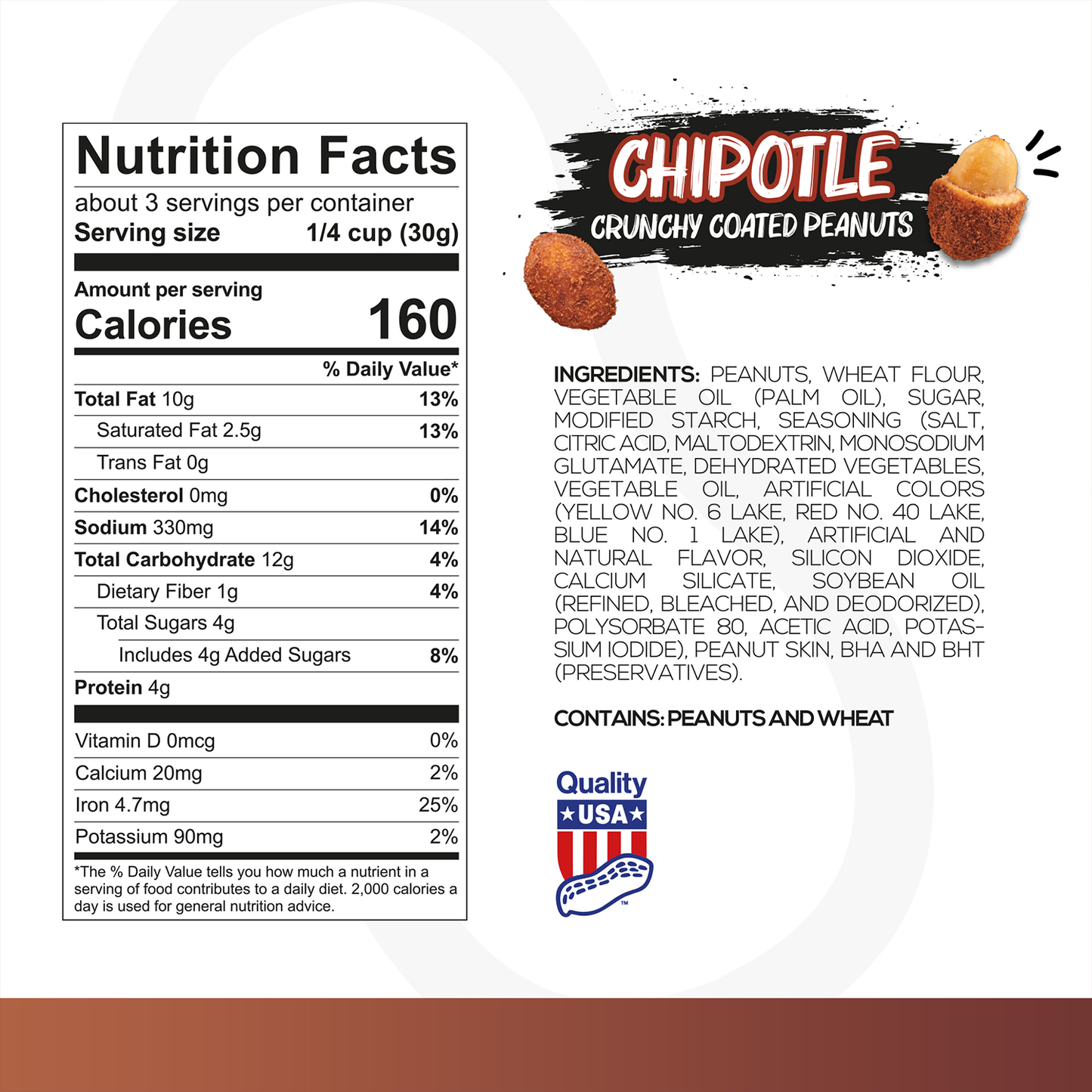 Chipotle Crunchy Coated Peanuts