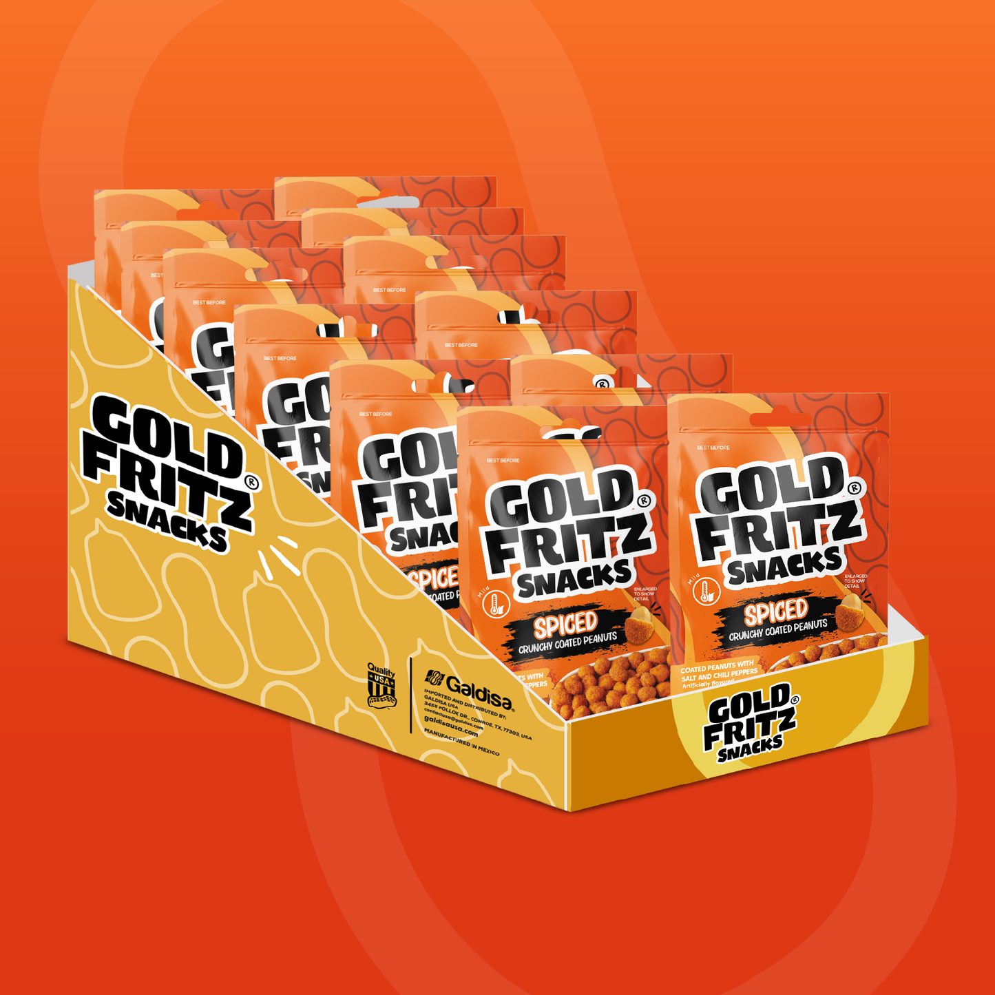 Spiced Crunchy Coated Peanuts